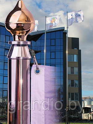 Флагштоки из нержавейки и нержавеющей стали - Мачты для флагов от Грандио Бай