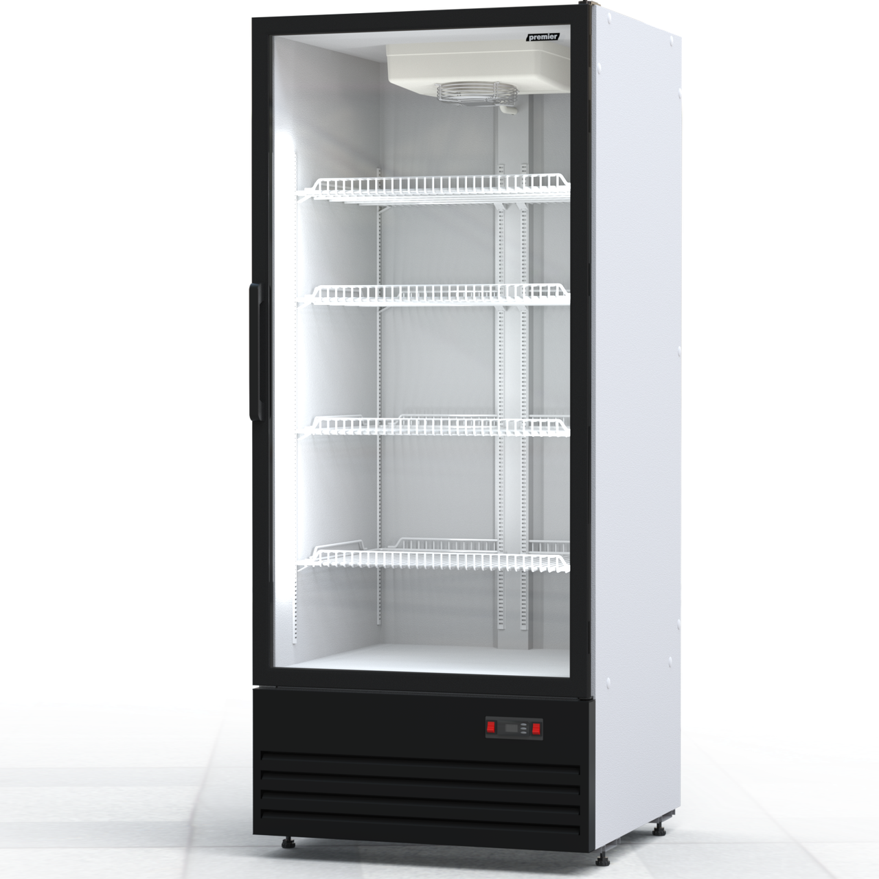 Шкаф холодильный 700л (+1...+10°C) стеклянная дверь среднетемпературный