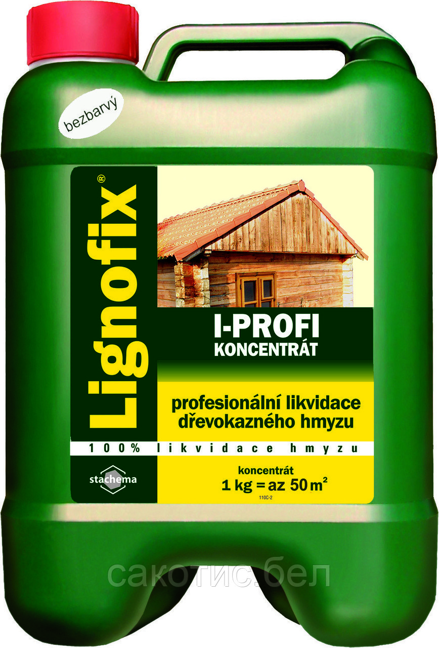 Lignofix I-Profi, 5 кг концентрат, бесцветный (лечение и профилактика от насекомых) - фото 1 - id-p102262572