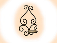 Кованая цветочница №4