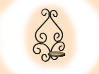 Кованая цветочница №4