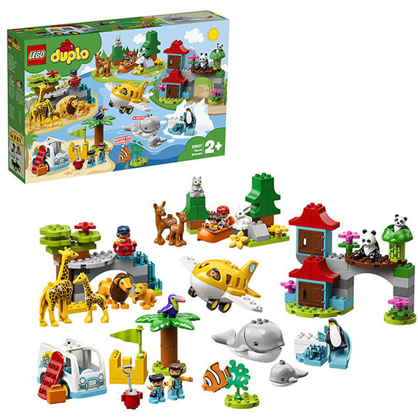 Lego Конструктор ЛЕГО ДУПЛО Животные мира LEGO DUPLO 10907