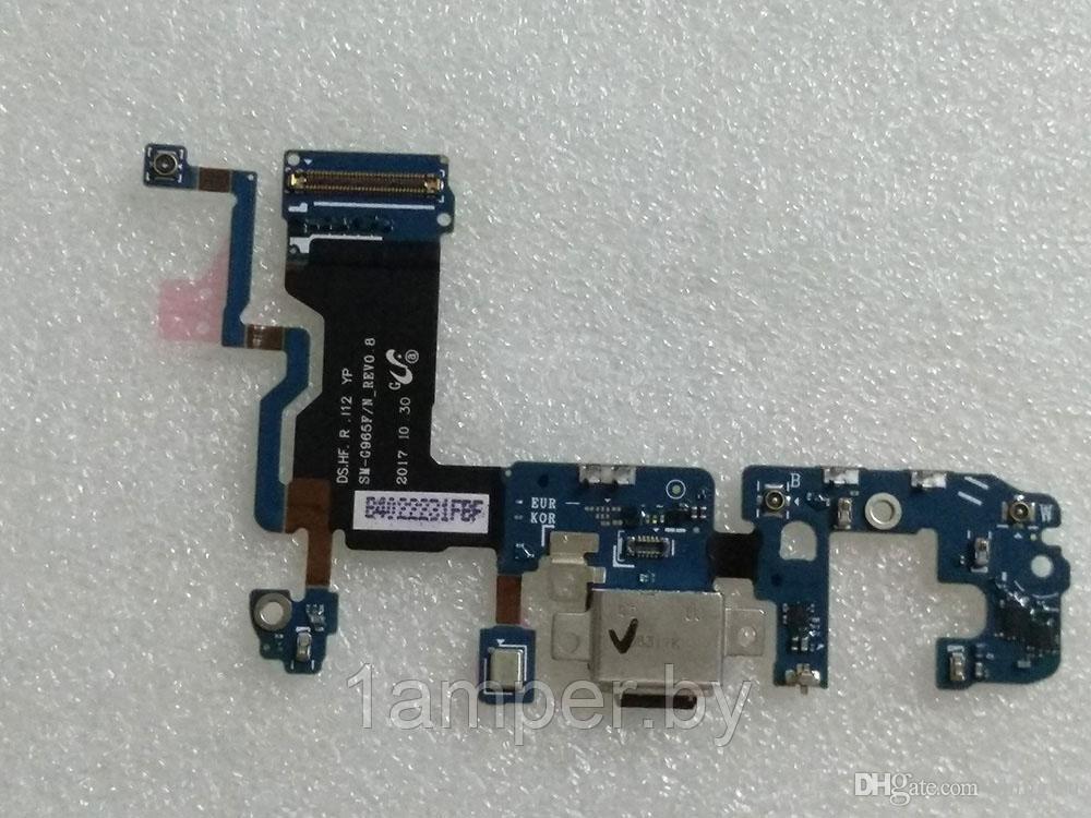 Шлейф Original с разъемом зарядного, микрофоном Samsung Galaxy S9Plus/S9+/G965