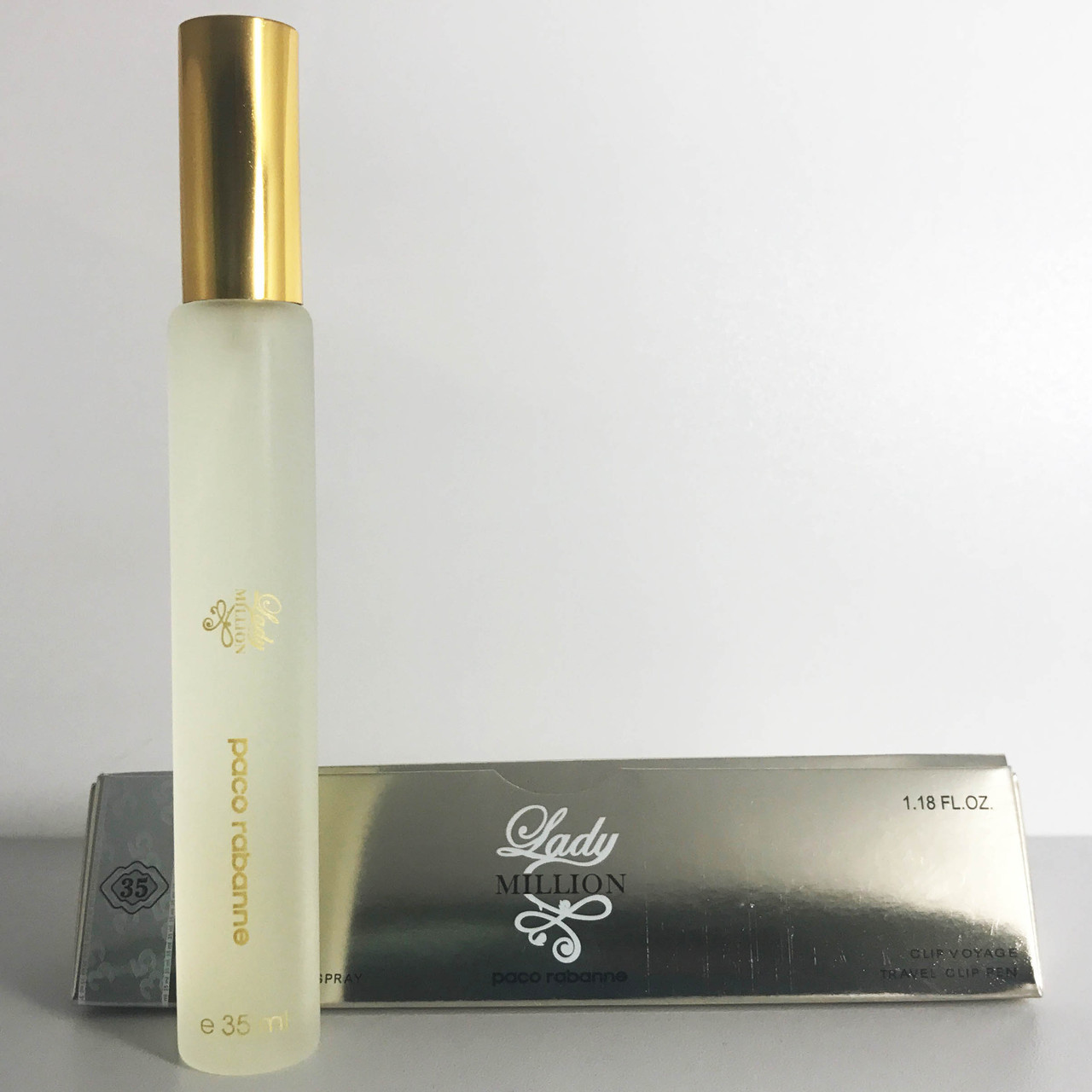 Paco Rabanne Lady Million для женщин (35 ml) дорожный флакон, пробник-ручка (копия) Пако Рабан Леди Милион
