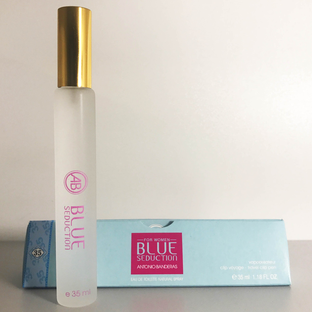 Antonio Banderas Blue Seduction for Woman для женщин (35 ml) дорожный флакон, пробник-ручка (копия)