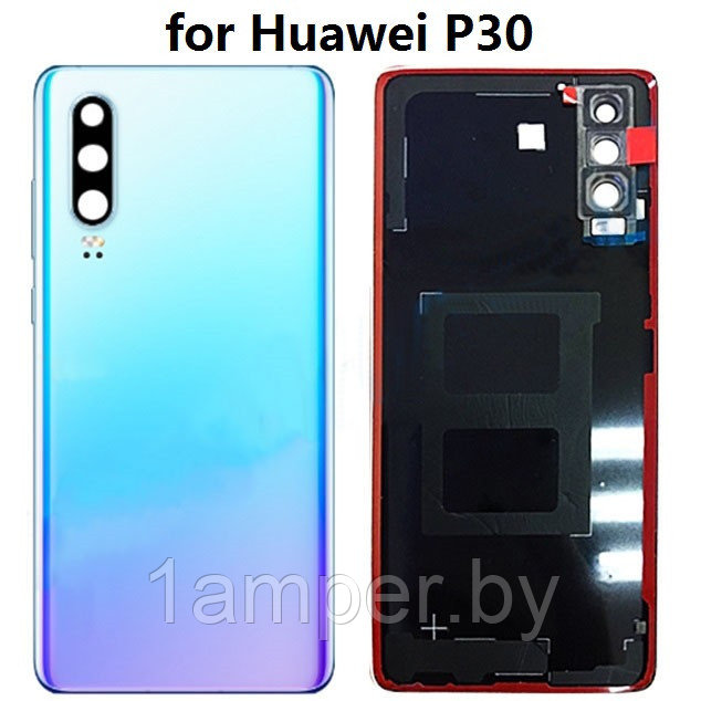 Задняя крышка Original для Huawei P30 Бело-розовая