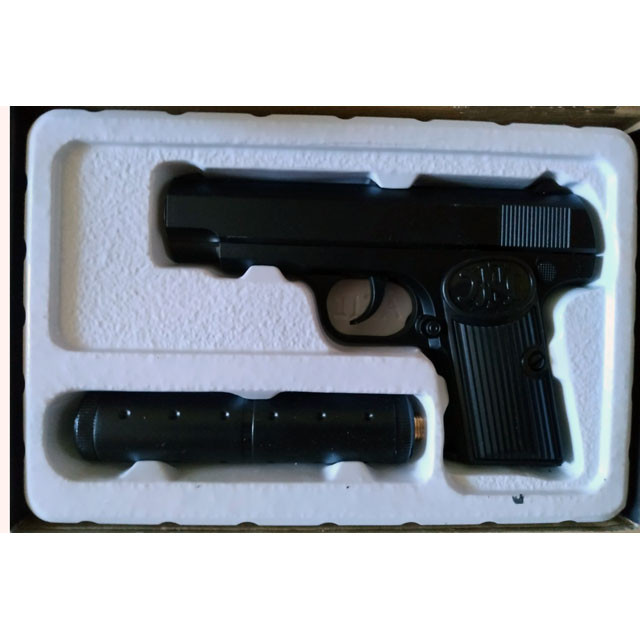 Пистолет пневматический металлический с глушителем Air Sport Gun K-112S - фото 5 - id-p102306534