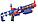 Автомат, Бластер 7007 + 20 пуль Blaze Storm детский игрушечный, с прицелом, мягкие пули, типа Nerf (Нерф), фото 5