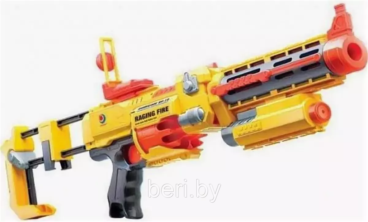 Автомат, Бластер 7007 + 20 пуль Blaze Storm детский игрушечный, с прицелом, мягкие пули, типа Nerf (Нерф) - фото 2 - id-p102389104