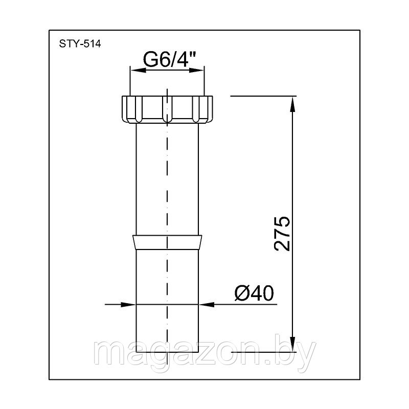 Сифон сухой гидрозатвор McAlpine MRNRV40C-PB с приемной воронкой FUNNEL-B - фото 8 - id-p102390597