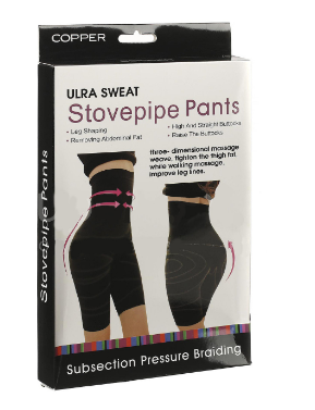 Удобные бриджи для похудения Ultra Sweat Stovepipe Pants Размер L-XL
