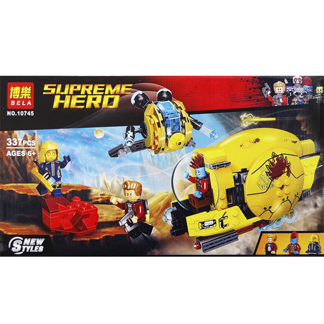 Конструктор Bela 10745 Super Heroes Месть Аиши (аналог Lego Marvel Super Heroes 76080) 337 деталей