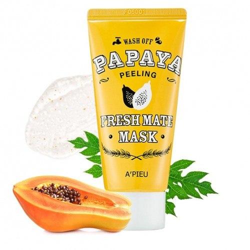 Гелевая пилинг-маска с экстрактом папайи A'Pieu Wash off Papaya Peeling, 50 мл