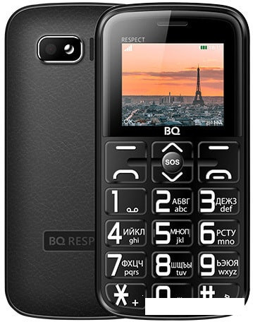 Мобильный телефон BQ-Mobile BQ-1851 Respect (черный) - фото 1 - id-p102409130