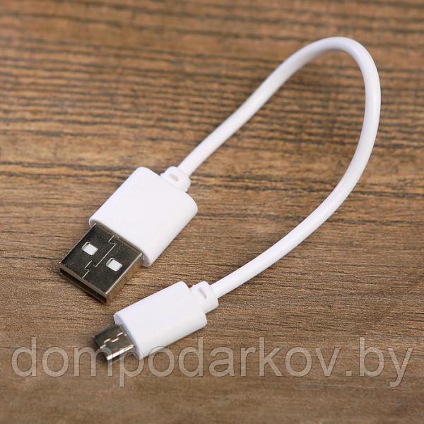 Зажигалка электронная в подарочной коробке, USB, спираль, хромированная, 0.7х3х7 см - фото 4 - id-p102415438