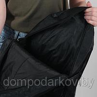 Рюкзак молодёжный, 2 отдела на молниях, наружный карман, 2 боковых кармана, цвет чёрный, фото 5