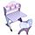 Парта + стул растишка  Комплект детской мебели с регулировкой  высоты, Парта трансформер А001, фото 3