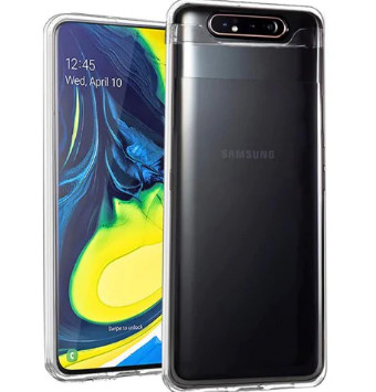 Чехол-накладка для Samsung Galaxy A80 / A90 (силикон) прозрачный
