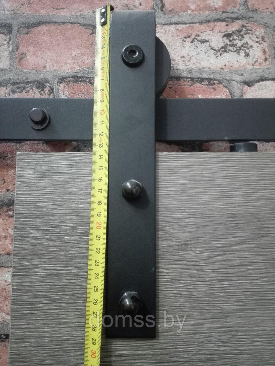 Лофт система для раздвижных дверей Black BDHA01. Откатная система Loft-1 матовый черный. Раздвижные системы - фото 5 - id-p87977274