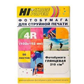 Фотобумага Hi-IMAGE глянцевая односторонняя 102x152, 210 г/м, 50 л.