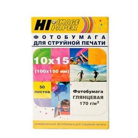 Фотобумага Hi-IMAGE глянцевая односторонняя 10x15, 170 г/м, 50 л.