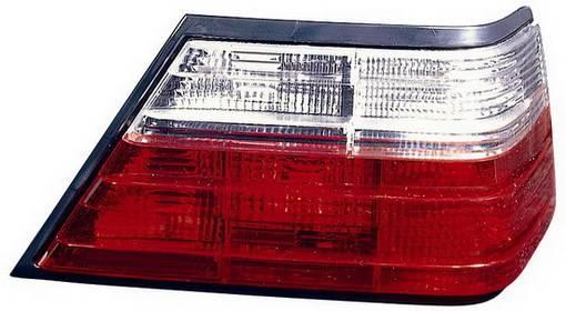 W124 фонарь задний внешний правый тюнинг, прозрачный, хрустальный, красно-белый для MERCEDES W124 - фото 1 - id-p102433024