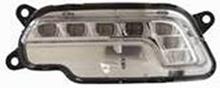 W212 {W208 CLK 09-} фонарь габаритный левый передний, с диодами (AVANTGARD) AMG (DEPO) для MERCEDES W212