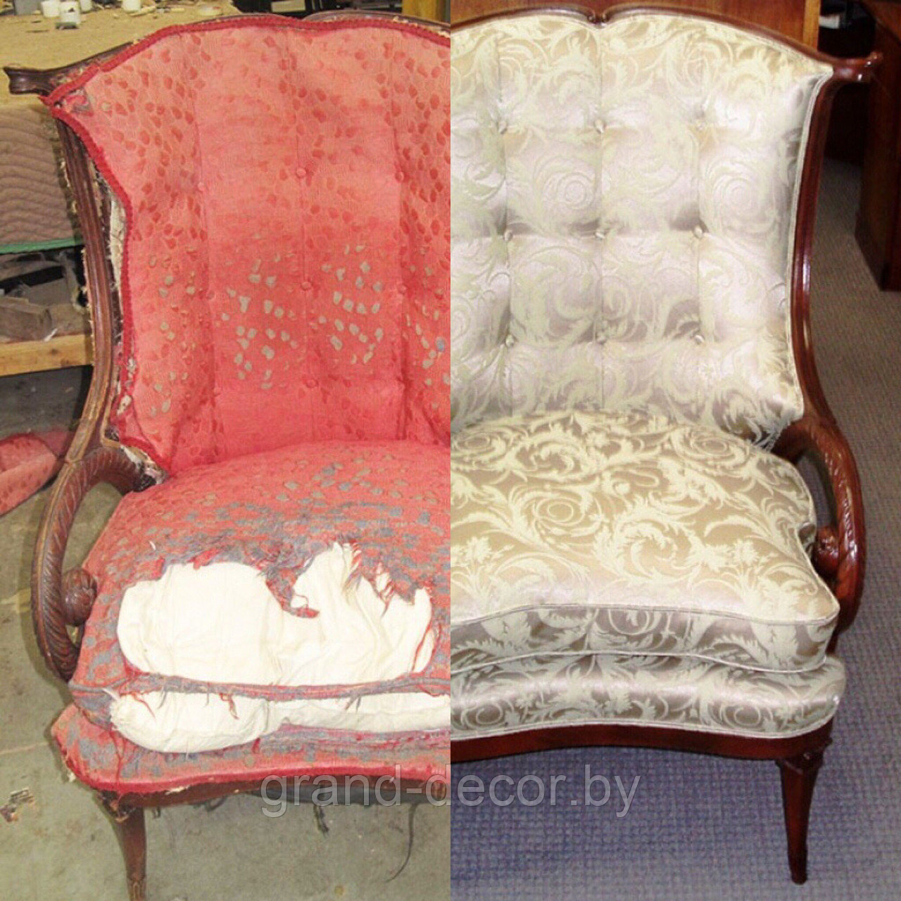 Реставрация старинного кресла - фото 1 - id-p102450437