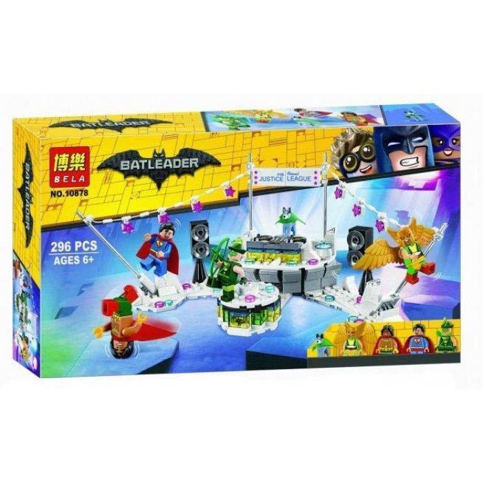 Конструктор Bela Batman 10878 День рождения Лиги справедливости аналог Lego Batman 70919
