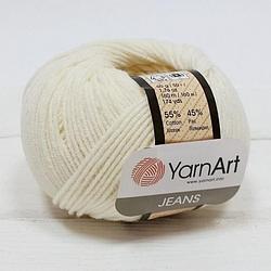 YarnArt Jeans цвет 03 кремовый