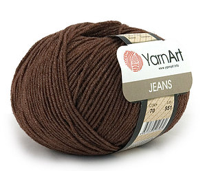 YarnArt Jeans цвет 70 шоколад