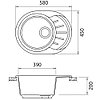 Кухонная мойка Gerhans A03, фото 7