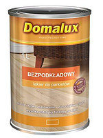 Полиуретановый однокомпонентный лак для пола, паркета Domalux Bezpodkladowy (Безгрунтовочный) глянец