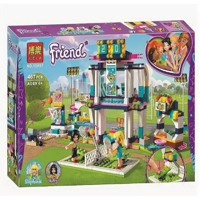 Конструктор Bela Friends 10857 Спортивная арена для Стефани (аналог Lego Friends 41338) 467 деталей