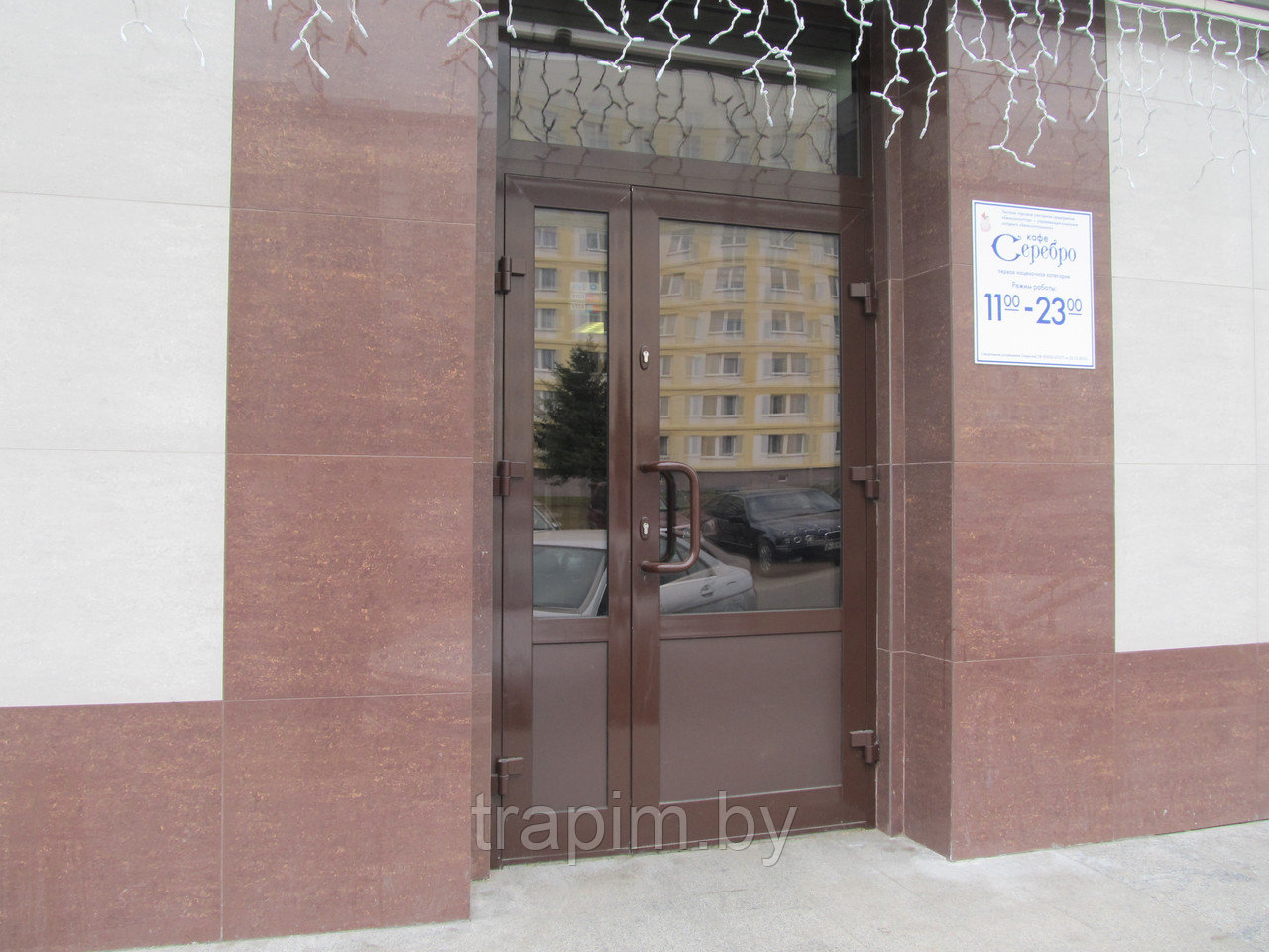 Алюминиевые двери - фото 2 - id-p2541725