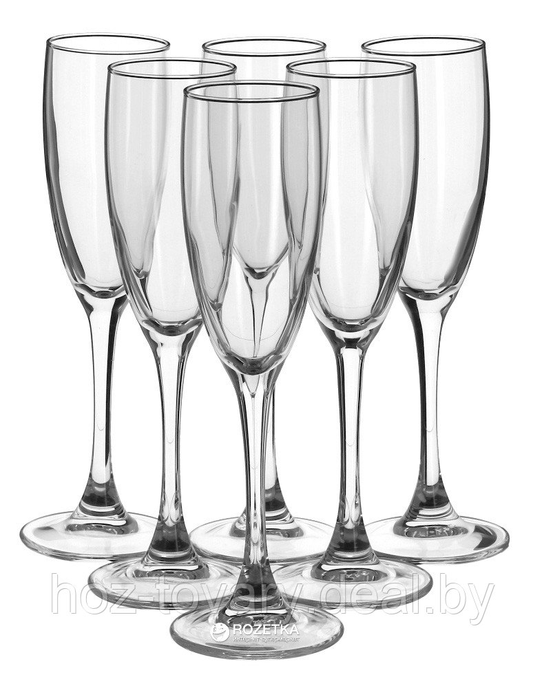 Набор бокалов для шампанского Люминарк Signature 6 шт. 170 мл арт. H8161 - фото 1 - id-p102492386