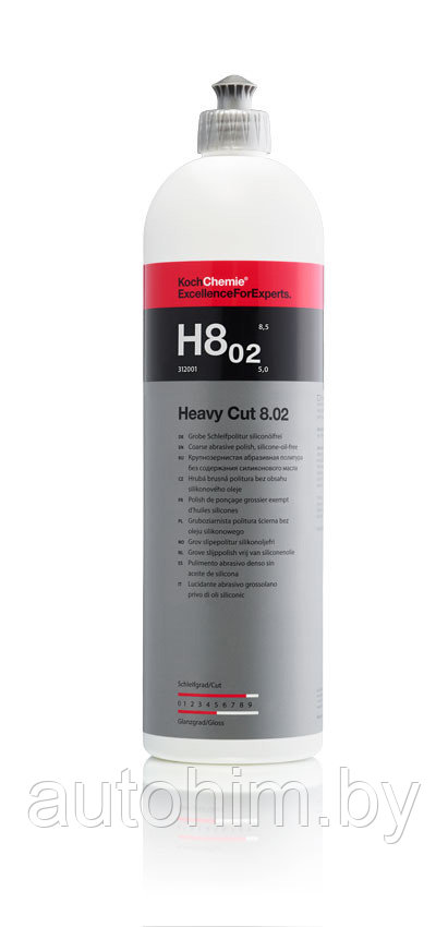 Полироль Koch Heavy Cut H8.02 1000 ml, Германия 1л (1,1кг) - фото 1 - id-p102500983