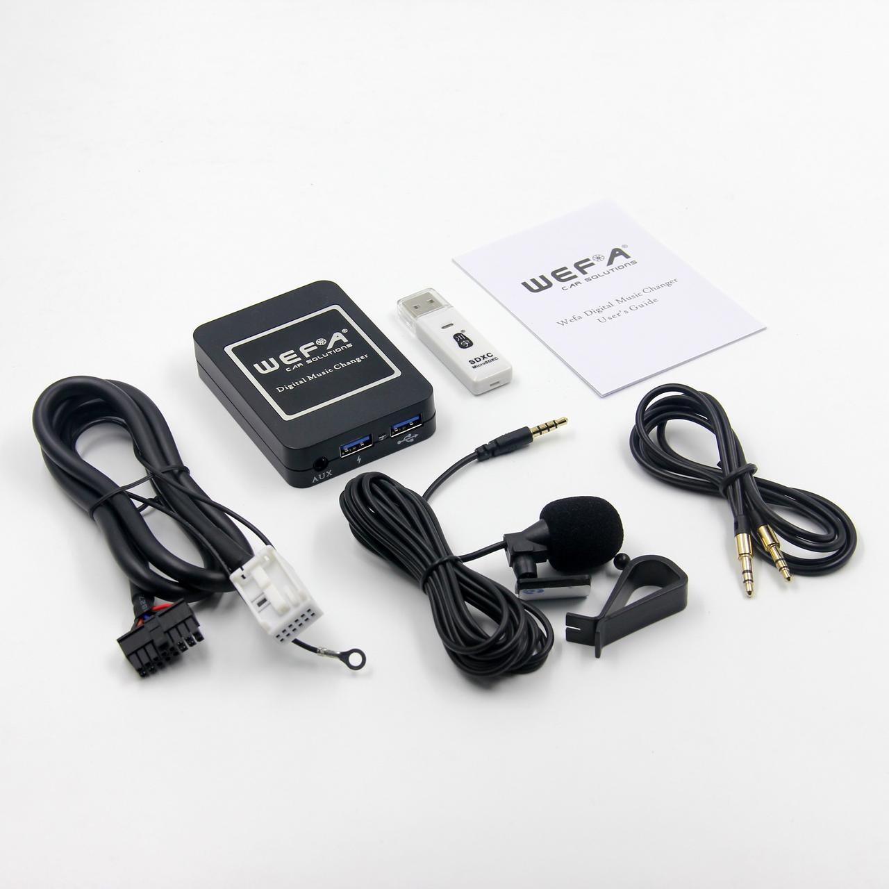 Wefa WF-606 USB, SD, AUX, Bluetooth адаптер (MP3, FLAC, A2DP, HandsFree) - фото 3 - id-p102530474