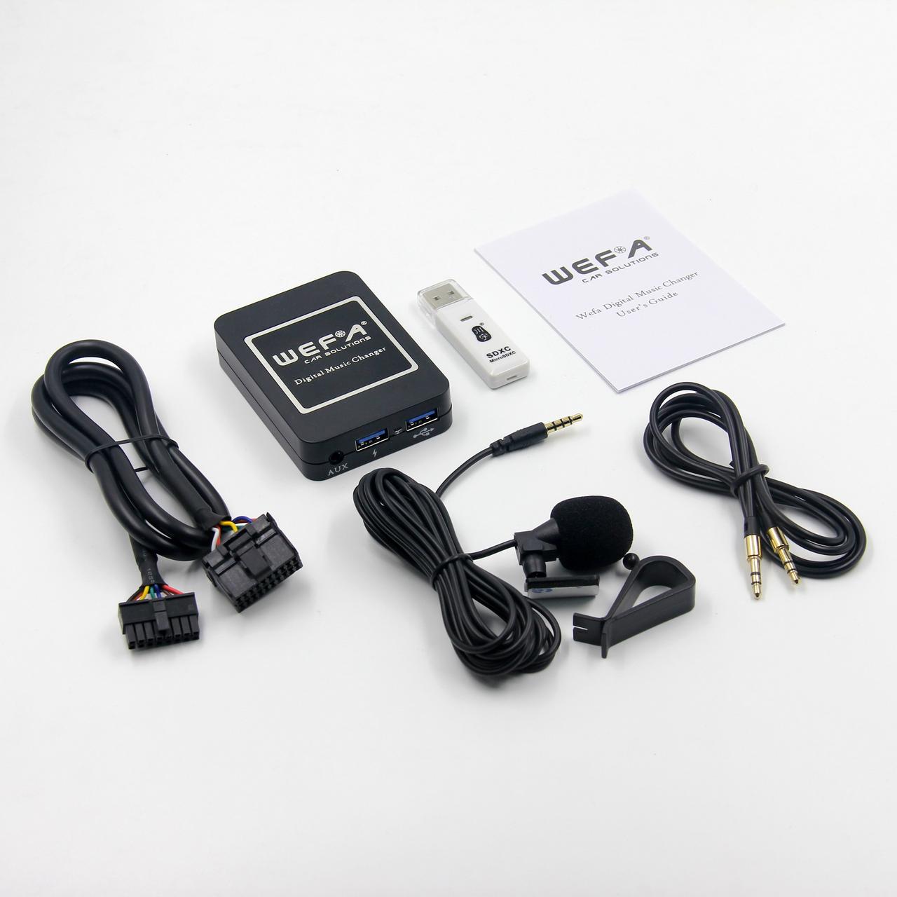 Wefa WF-606 USB, SD, AUX, Bluetooth адаптер (MP3, FLAC, A2DP, HandsFree) - фото 6 - id-p102530474