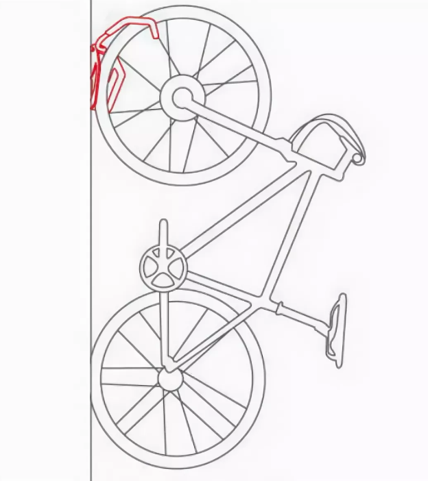 Крепление велосипеда на стену Ventura (за перед.колесо) универсальное, складное - фото 3 - id-p102531677