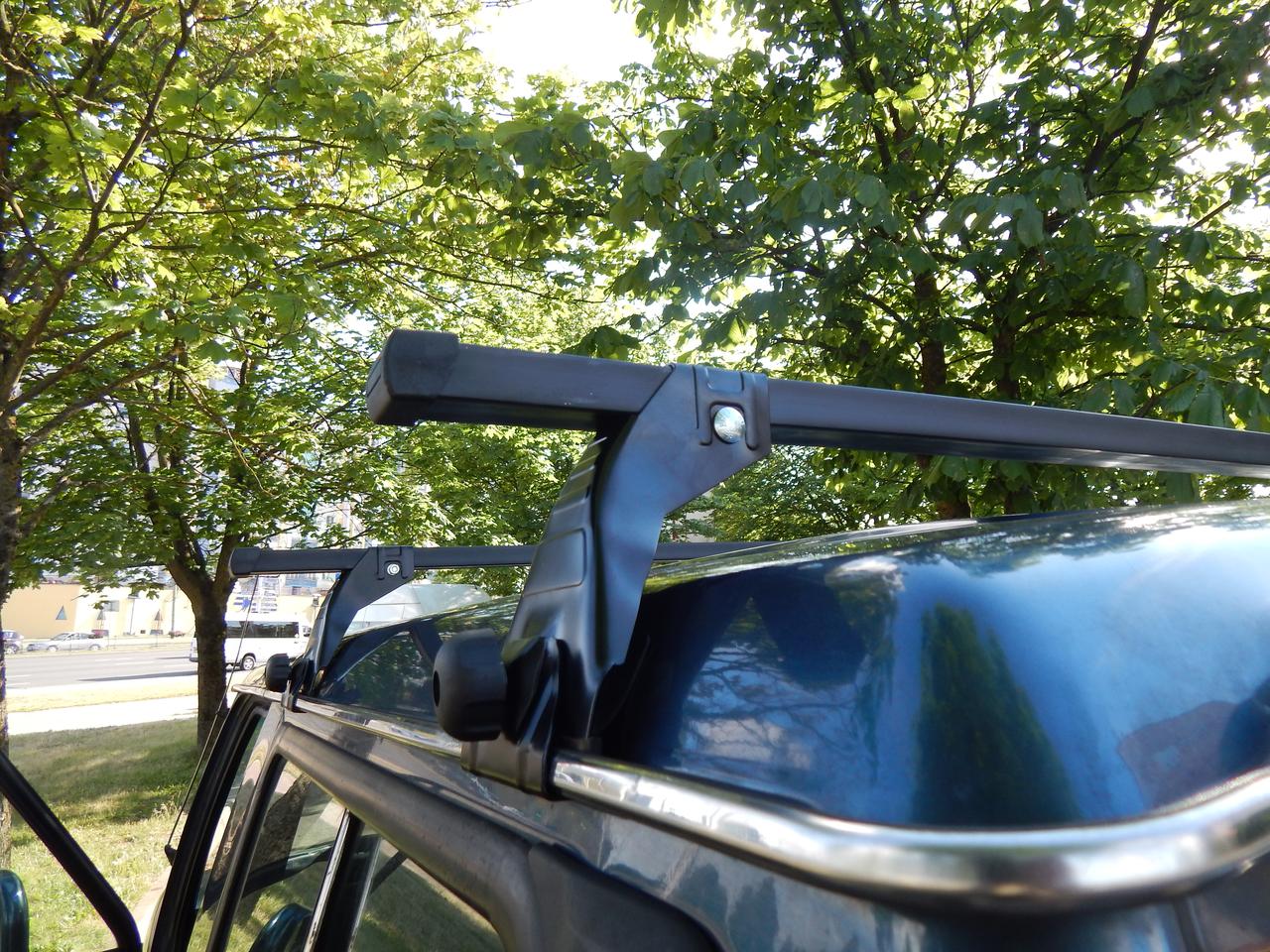 Багажник на водостоки, Hyundai Galloper - фото 4 - id-p102531927
