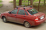 Багажник Атлант для Toyota Avensis 2, 2002-2008 (прямоугольная дуга), фото 3