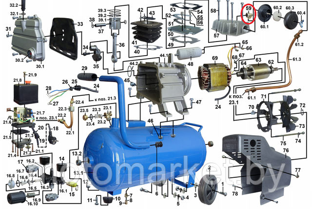 ugolok k kompressoru 21-17 motomarket.by