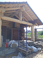 Шлифовка бревенчатого дома, фото 3