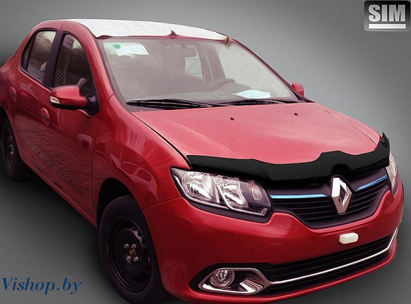Дефлектор капота Renault Logan