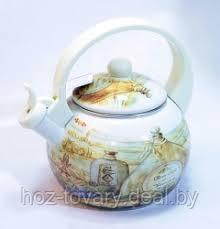 Чайник эмалированный со свистком Zeidan обьем 2,5 л арт. Z-4190 - фото 3 - id-p102542485
