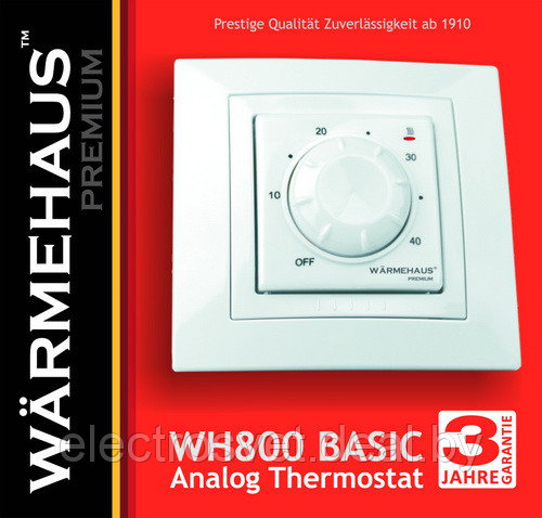 Терморегулятор WÄRMEHAUS WH800 BASIC - фото 1 - id-p102554835