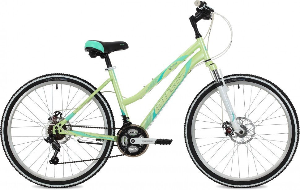 Горный женский велосипед Stinger Latina D 26 зеленый