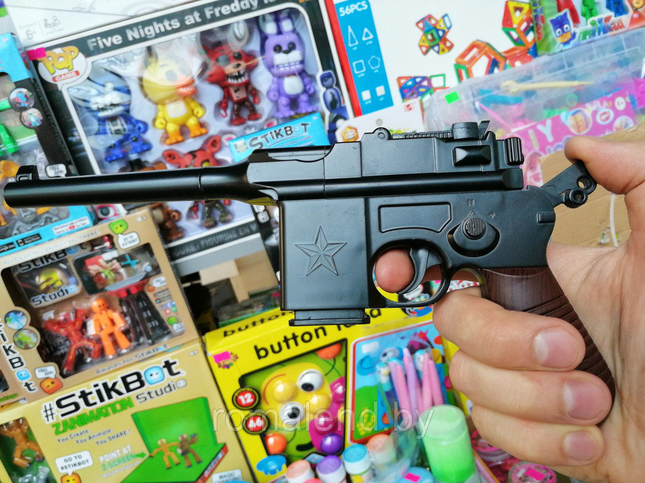 Детский металлический пистолет Маузер Аирсофт Ган - фото 7 - id-p102554836