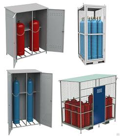 Шкафы для хранения баллонов газовых